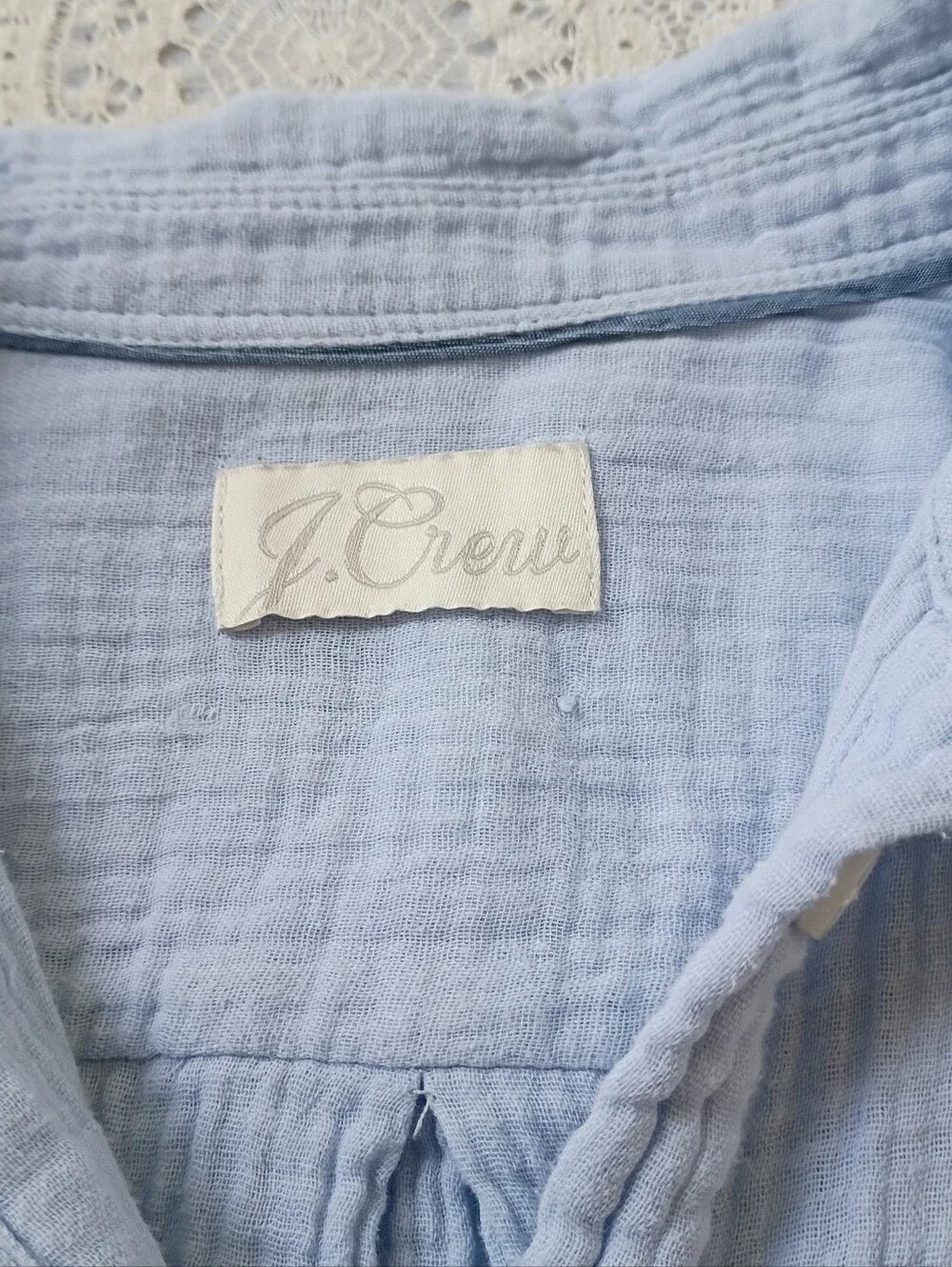 Women's Cotton Double Gauze Button Down Shirt